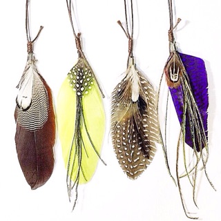 Mixed Feather necklace