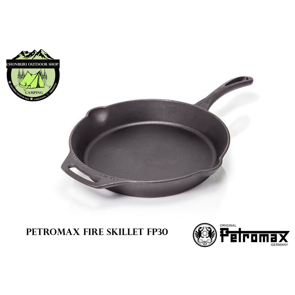 Petromax fp30 กระทะเหล็กหล่อ30cm ไม่มีลอน