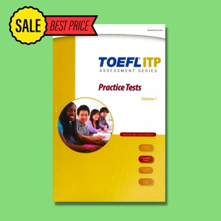 หนังสือ (ถูกสุด) TOEFL ITP Level 1 Practice Tests, [Volume 1] เล่มล่าสุด ตรงตามแนวข้อสอบฉบับจริง [สินค้าพร้อมส่ง]