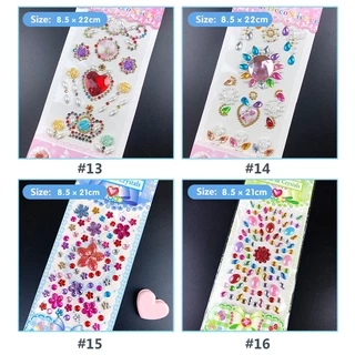 สติกเกอร์อะคริลิค รูปเพชร ขนาดเล็ก สำหรับติดตกแต่ง DIY