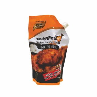 Extra promotion!! เพียวฟู๊ดส์ ซอสเคลือบไก่ สูตรกระเทียม 1000กรัม Pure Food 1kg High quality อาหารและเครื่องดื่ม