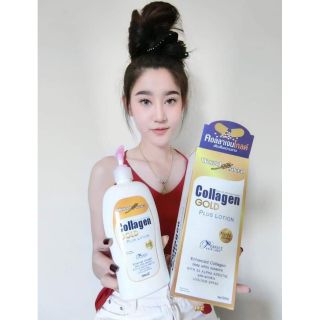 คอลลาเจนโกลด์โลชั่น ผิวขาวเนียนใส Collagen Gold Plus Lotion SPF 60 (500ml)