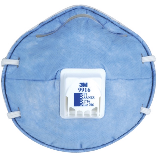 3M รุ่น 9916V P1 พร้อมวาล์วระบายอากาศ ของแท้ Unicharm Kowa N95 FFP2 FFP3