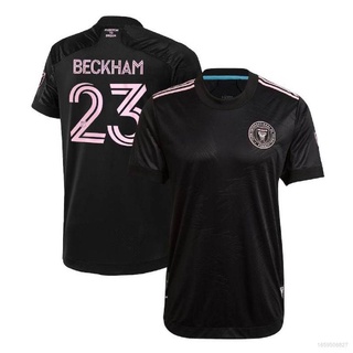 เสื้อกีฬาแขนสั้น ลายทีมชาติฟุตบอล Inter Miami No.23 Beckham 2021-2022 ชุดเหย้า สําหรับผู้ชาย และผู้หญิง