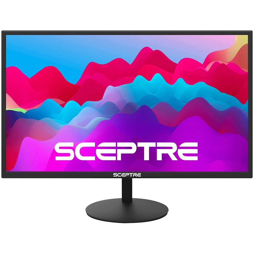 Sceptre 27-Inch FHD LED Gaming Monitor 75Hz 2X HDMI VGA Build-in Speakers, Ultra Slim Metal Black