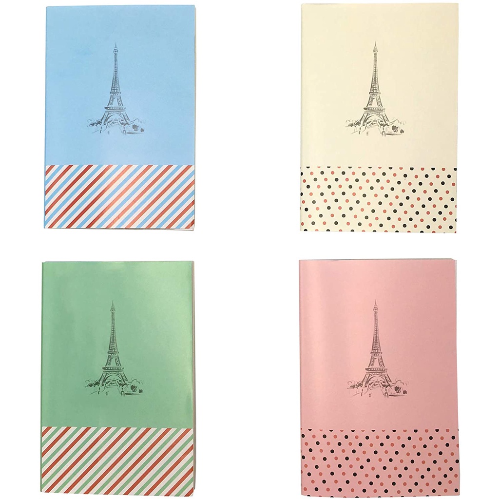 สมุดบันทึกไดอารี่ หอคอย บันทึก หนังสือโน้ต 4x6 นิ้ว เคสหนัง ปู่ สีแบบสุ่ม (หอคอย 4x6 นิ้ว )