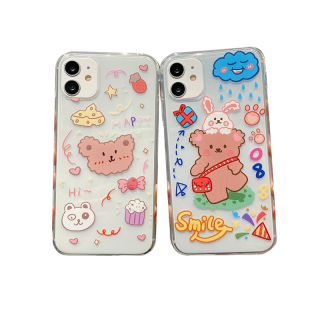 เคสซิลิโคนสำหรับโทรศัพท์ 6/6s 6P/6Splus 7/8/SE(2020)7P/8Plus X/Xs XR XsMax 11 11Pro#839