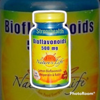 พร้อมส่ง &gt; Bioflavonoids, 500 mg, 100 เม็ด เพิ่มความแข็งแรงของเส้นเลือดฝอย ควบคุมการดูดซึมของสารผ่านผนังเส้นเลือด