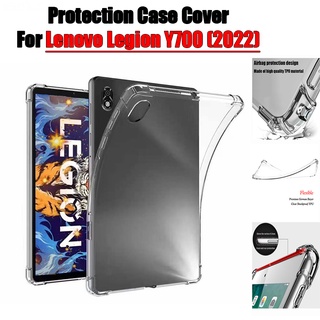[พร้อมส่ง] เคสแท็บเล็ตแบบใส กันกระแทกสี่มุม เรียบง่าย สําหรับ Lenovo Legion Y700 (2022) 8.8 นิ้ว