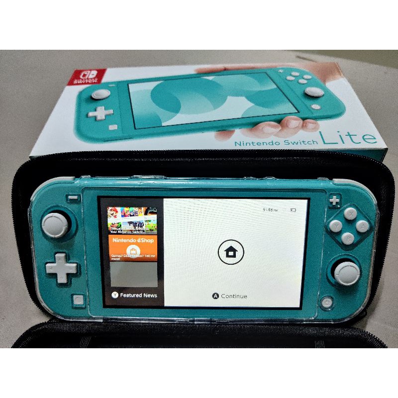 [ผ่อนได้+ส่งฟรี] เครื่อง Nintendo switch lite สีเขียว มือสอง สภาพดีมาก