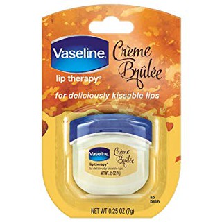 ✅ Vaseline Lip Therapy Lips #Creme Brulee ขนาดพกพา 7 g.