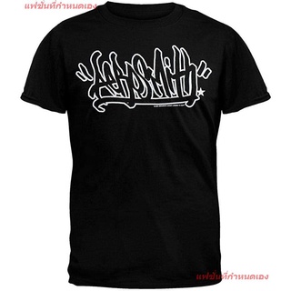 แอโรสมิธ วงร็อค Aerosmith - Sharpie T-Shirt - Large Black เสื้อยืดผู้หญิง เสื้อยืดผู้ชาย เสื้อยืดคอกลม เสื้อยืดพิมพ์ลาย