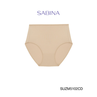 Sabina กางเกงชั้นใน (ทรง High Waist) รุ่น Panty Zone รหัส SUZM5102CD  สีเนื้อเข้ม