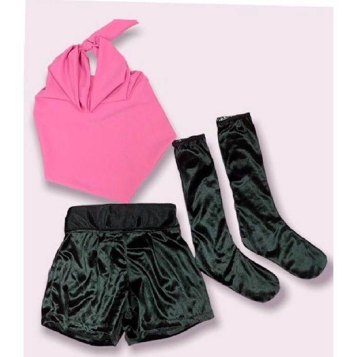 ชุดBlack Pink Venom เด็ก ชุดอาชีพเด็ก ชุดนักร้อวเด็ก แถมฟรี ถุงเท้ายาว  ชุดวงBlack Pink Venom 2ปี-14