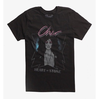 เสื้อยืด ผ้าฝ้าย พิมพ์ลาย Cher Heart Of Stone คุณภาพสูง สไตล์สตรีท แฟชั่นคลาสสิก สําหรับผู้ชาย