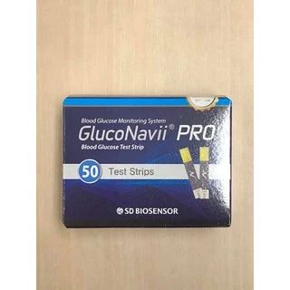 SD GlucoNavii รุ่น Pro แผ่นตรวจน้ำตาลในเลือด (บรรจุ 50 ชิ้น/กล่อง)