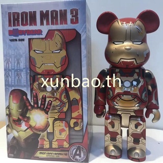 มาร์เวล แอนิเมชั่น 400% Bearbrick Action Figurine Toy ตุ๊กตาแอ็คชั่น 28cm Collections ของสะสม