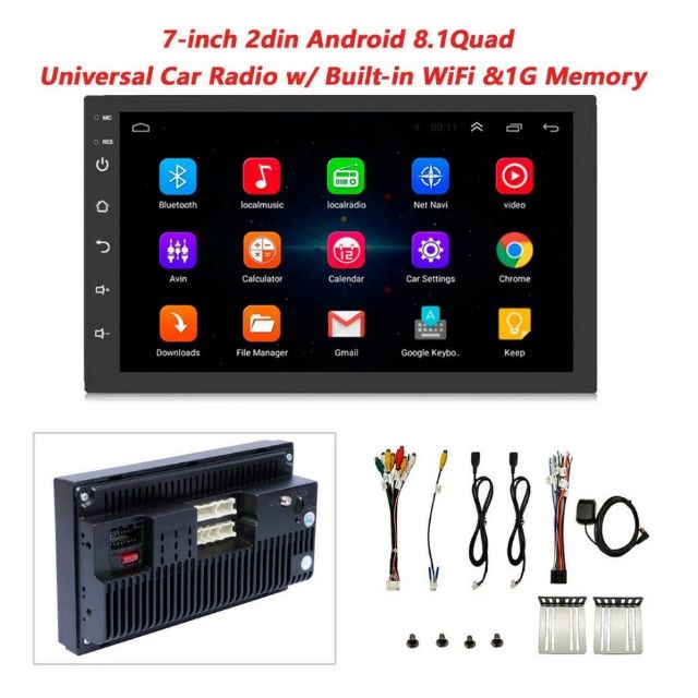 2 Din รถวิทยุ 7 นิ้ว Player Android 10
