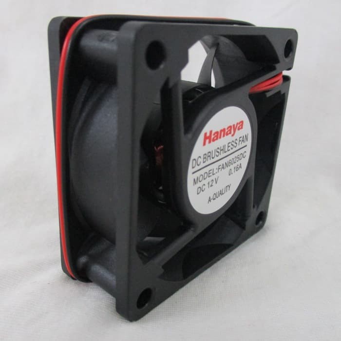 พัดลม Dc พัดลม 6 ซม. 6 x 6 ซม. DC 6 x 6 ซม. / พัดลม Axial DC 12V / พัดลมระบายความร้อน