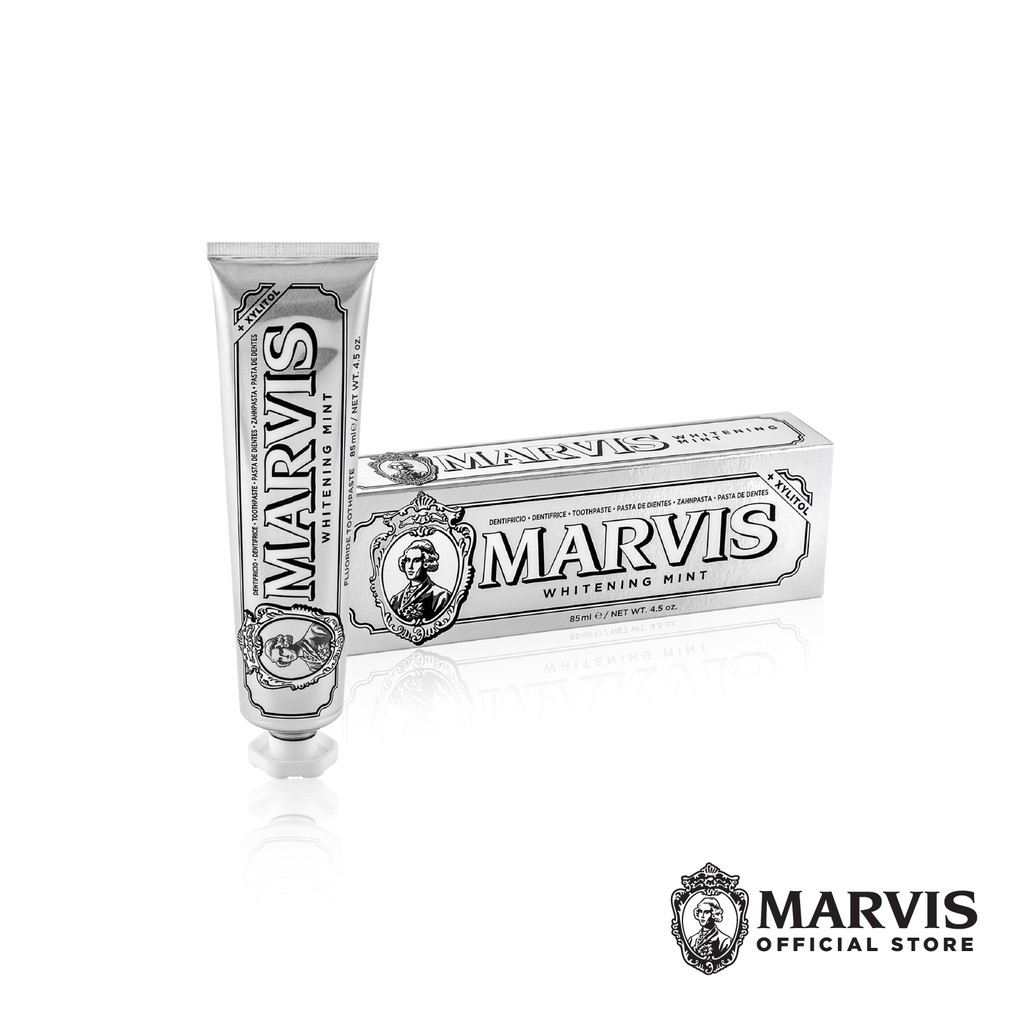 ซื้อ Marvis ยาสีฟันมาร์วิส ไวท์เทนนิ่ง มินต์ / Marvis Whitening Mint 85ml