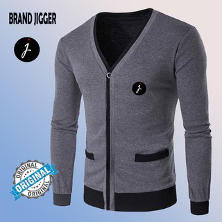 Cardigan ล่าสุด ผู้ชาย และผู้หญิง .... !!! เสื้อคาร์ดิแกน พร้อมโลโก้ JIGGER สไตล์ใหม่ สุดเท่