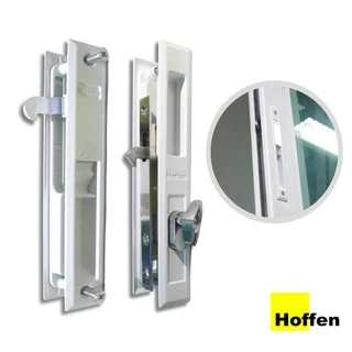 HOFFEN มือจับบานเลื่อน ล็อคบานเลื่อน เหล็ก มี ตัวล็อคและกุญแจ และ Touch Lock