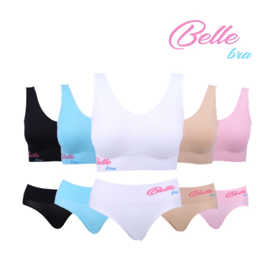 BELLE BRA แพ็ค 5 ชุด (10ชิ้น) ชุดชั้นในกระชับสัดส่วน