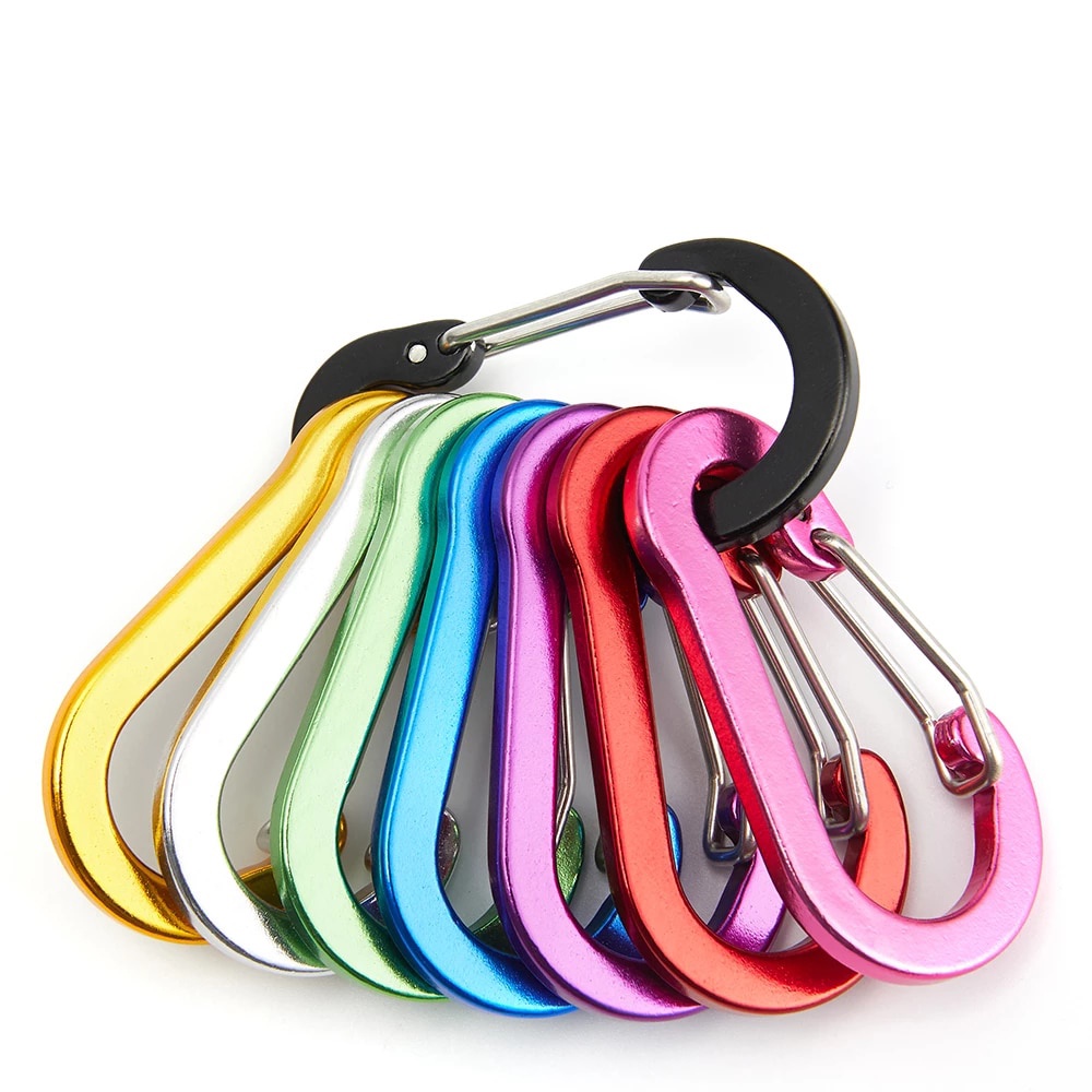 5CM Carabiner S-Shape Camping Equipment Backpack Buckle (1 ชิ้น)