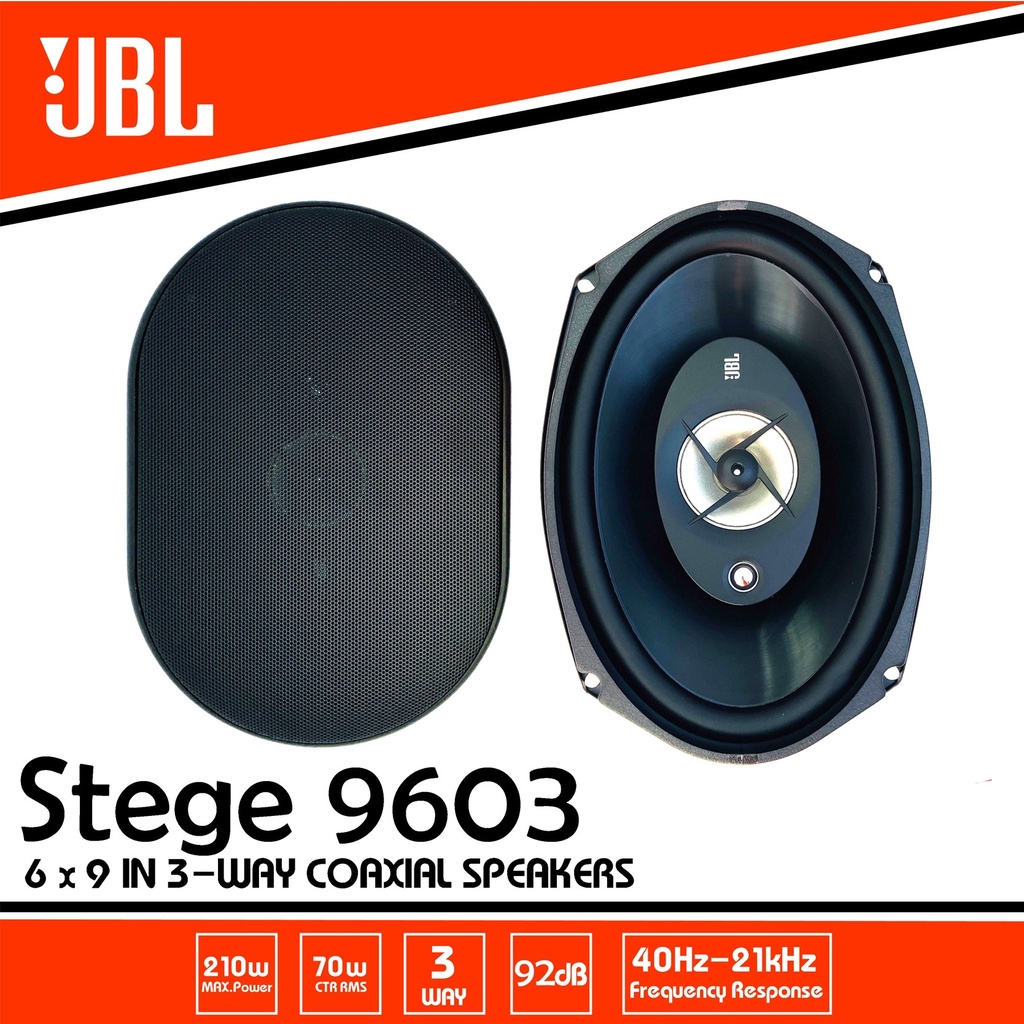 ราคาสุดคุ้ม! JBL Stage 9637 ลำโพง 3 ทาง ขนาด 6x9 นิ้ว คุณภาพเสียงที่ดีในราคามากๆ