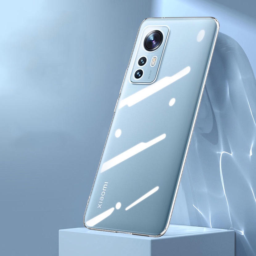 เคสซิลิโคนนิ่ม แบบใส หรูหรา กันกระแทก สําหรับ Xiaomi Mi 12 11T Pro 12X Poco F3 M4 M3 Pro X4 X3 NFC GT - รูปที่ 3