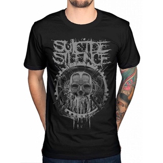 [S-5XL]เสื้อยืดแขนสั้น พิมพ์ลายกราฟฟิค Suicide Silence Head Machine Deathcore Music Album Chris Garza สําหรับผู้ชาย