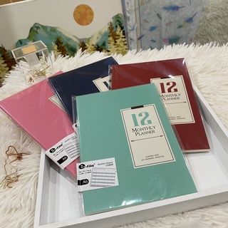 MONTHLY PLANNER A6 แพลนเนอร์รายเดือน 12 เดือน ไม่เขียนวันที่