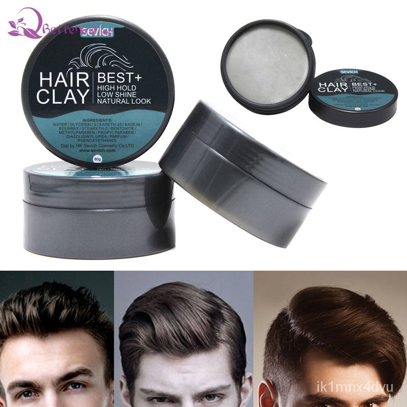 Hair Styling Clay, 100g Hair Wax Pomade Hair Clay Mens Hair Products Men  Long Lasting Moisturizing Natural Modeling Wax 