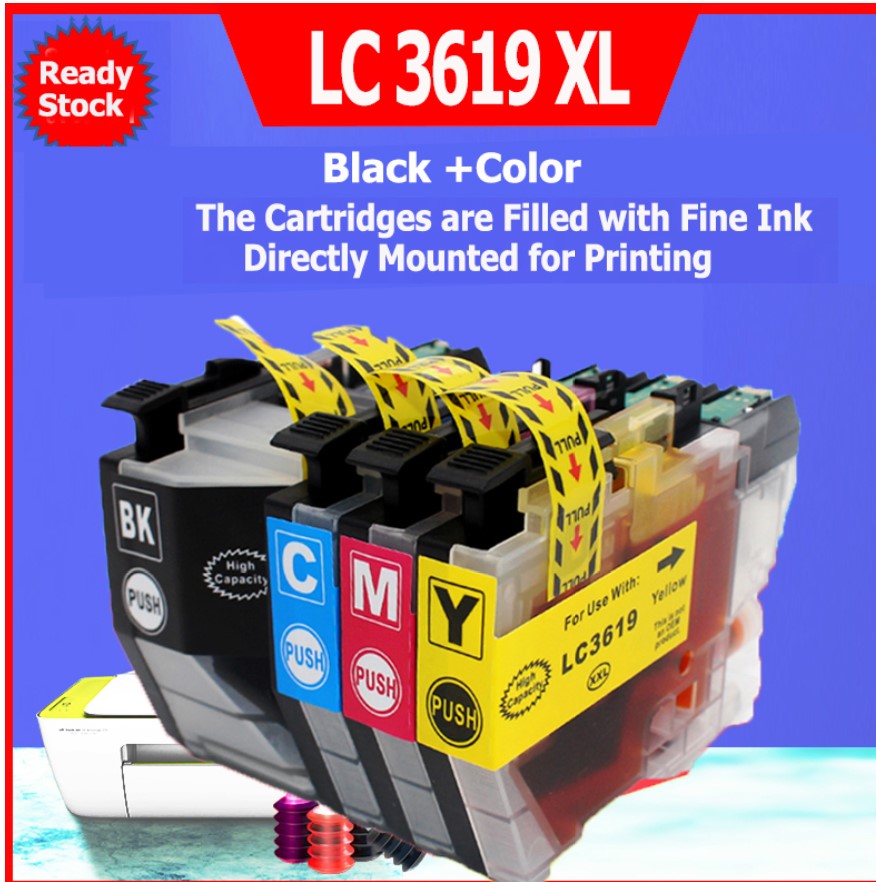 LC 3619XL LC 3617XL  ตลับหมึก  LC 3619 LC 3617 หมึก LC3619XL LC3617XLตลับหมึกสำหรับ Brother MFC-J233