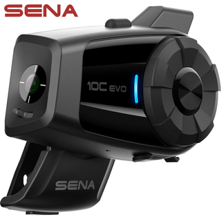 SENA 10C EVO   หูฟังบลูทูธติดหมวกกันน็อค พร้อมกล้องบันทึกวิดีโอในตัว  บันทึกภาพระดับ 4K