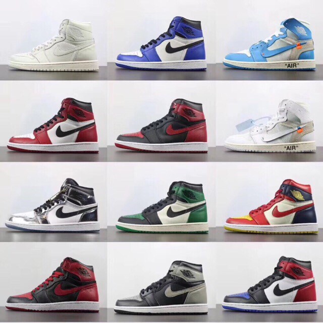 27 Colors Nike Air Jordan 1 Top 3 AJ1 