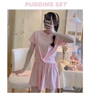 pudding set เสื้อ กางเกง กระเป๋า