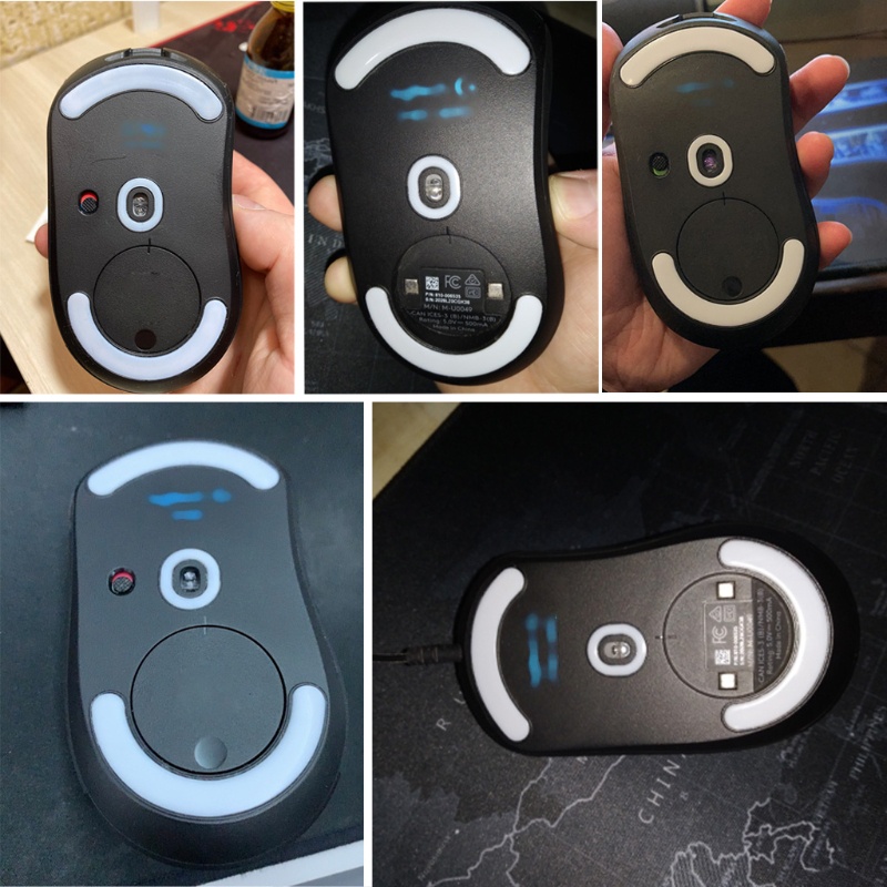 RUN 1 ชุดสําหรับ G403 G603 G703 Mouse Skates อัพเกรดขอบโค้ง Mouse Feet