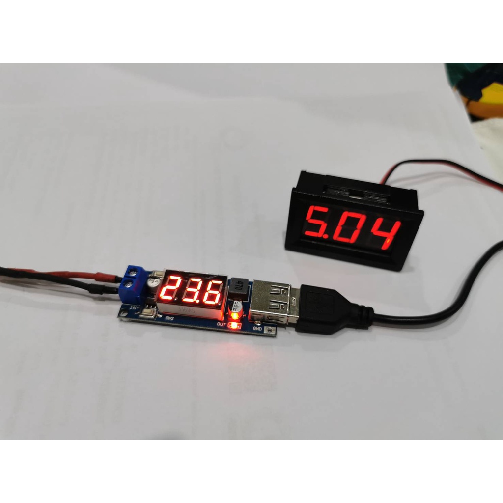 อุปกรณ์แปลงไฟ 5-40 V.DC(ไฟรถยนต์12V.)ให้ลดลงเหลือ 5V.DC รูปที่ 7