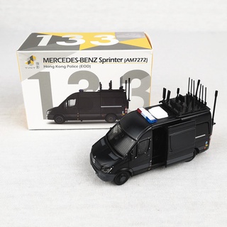 Tiny 133 Mercedes-Benz โมเดลเครื่องปริ้นท์ Hong Kong Police (Eod) 1/76 Diecast Model 150081