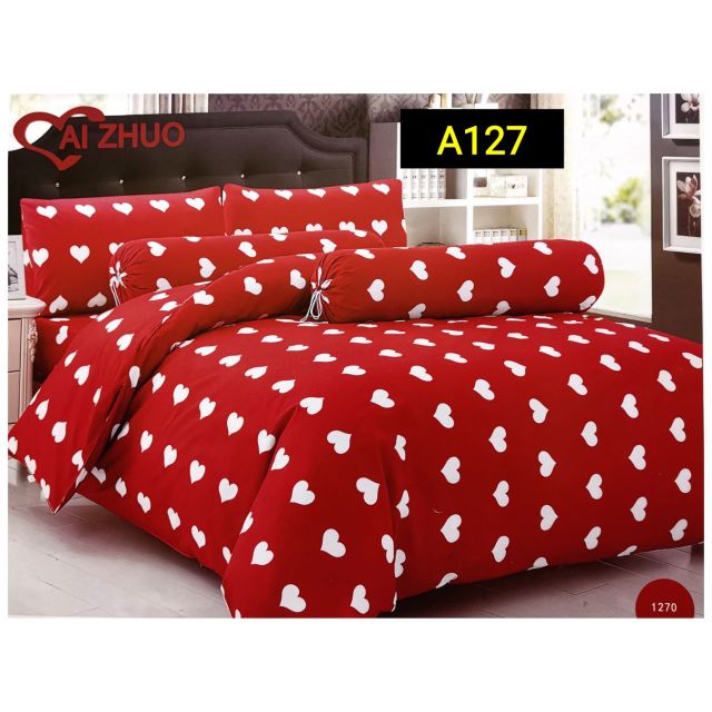 ผ้าปูที่นอนรัดมุมด้วยผ้านวม Ai Zhuo saiz King/ Queen/ Single