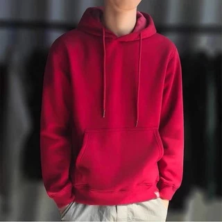 เสื้อกันหนาวแขนยาว K802M เสื้อแขนยาวมีฮู้ด เสื้อกันหนาวมีฮู้ดสีล้วน ผ้าสำลี ผ้าหนาดีใส่สบาย