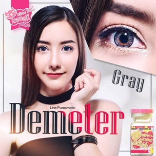 🚎Bigeyes/Mini Demeter Gray🚙สายตาปกติ,-4.50(kitty kawaii)