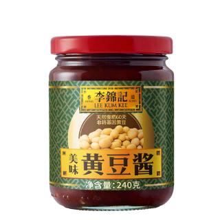 เครื่องปรุงรส ซอส ซอสถั่วเหลือง Lee Kum Kee 240g / ขวดซอสหม้อน้ำจิ้มก๋วยเตี๋ยว 李锦记黄豆酱