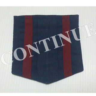 กระเป๋าเสื้อนายหมู่เนตรนารีอากาศ(2แถบแดง)