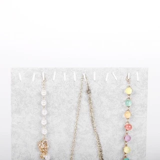 ถาดLตั้งโชว์สร้อยต่างๆ 12ตะขอ(พร้อมส่ง)