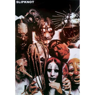 โปสเตอร์ รูปถ่าย วง ดนตรี ร็อก เฮฟวีเมทัล สลิปน็อต Slipknot 1965 POSTER 24”x35” American Rock Punk Heavy Metal v2