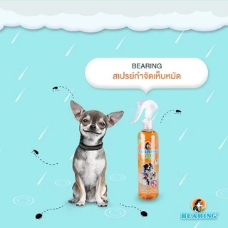 BEARING Tick & Flea Dog น้ำยากำจัดเห็บหมัด สำหรับสุนัข เห็นผลรวดเร็ว 250ml