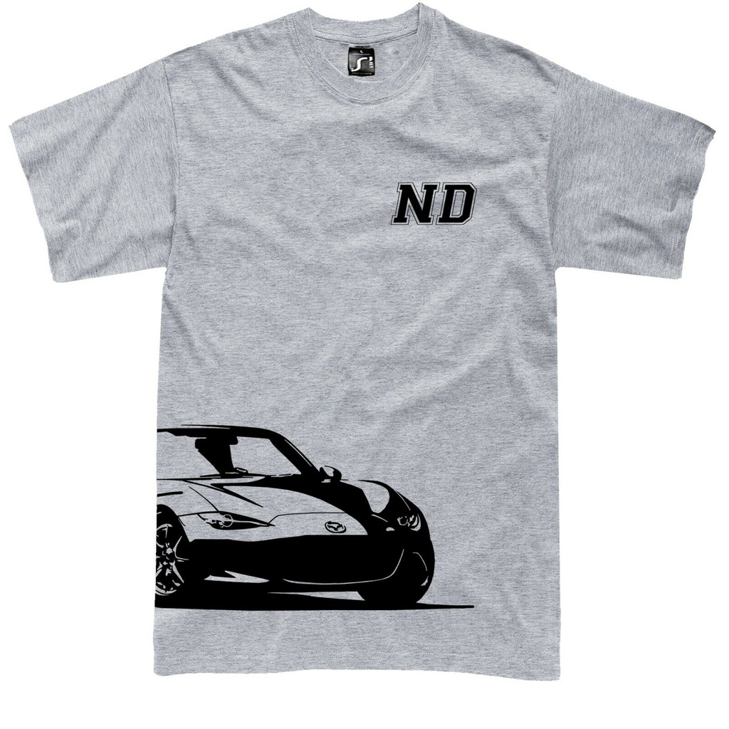 เสื้อยืดผ้าฝ้ายพิมพ์ลายสําหรับผู้ชายสําหรับ Mazda Miata Mx 5 Nd Mx5 Good Tee สําหรับ Youngster / Guy