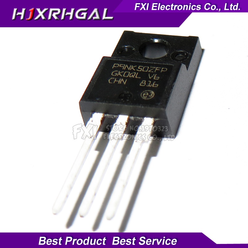 10pcs STP9NK50ZFP STP9NK50 TO-220 TO220 P9NK50ZFP ใหม่เดิม
